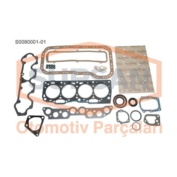 SUPSAN S0080001-1 Motor Takım Conta Palio Tipo Uno Marea 1.4 Skc Lı