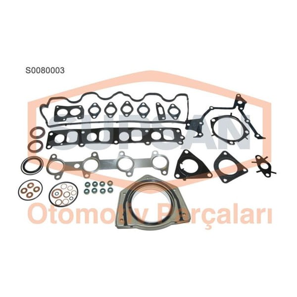 SUPSAN S0080003 Motor Takım Conta Palio Doblo Marea Brava / Astra H Vectra C Zafira Sıgnum 1.9 Jtd K
