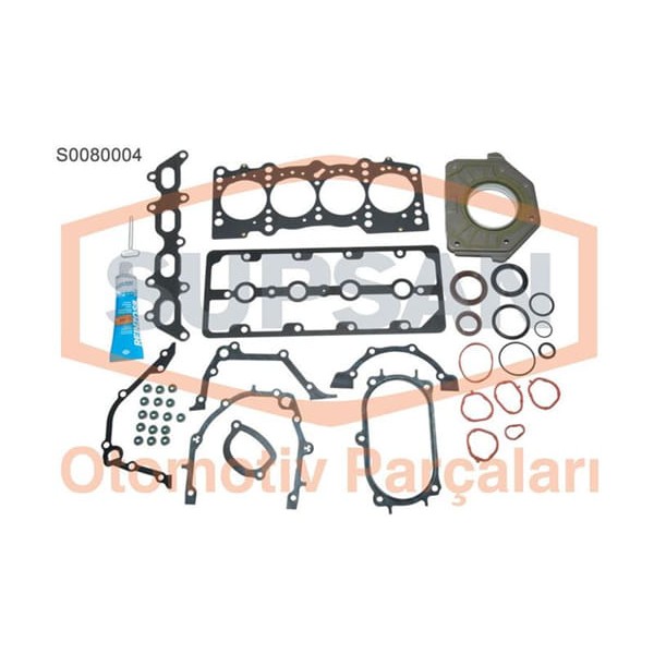 SUPSAN S0080004 Motor Takım Conta Palio Albea Linea Doblo Fiorino Punto Grande Punto 07-10 1.2 16V S