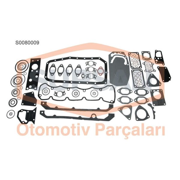 SUPSAN S0080009 Motor Takım Conta Ducato / Master II / Boxer / Jumper / Movano 2.5 Td 2.8 Td Keçelı