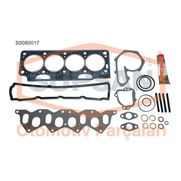 SUPSAN S0080017 Motor Takım Conta Renault 9 D R11 Flash R19 R21 Manager Express Kangoo 1.7 Keçesiz S