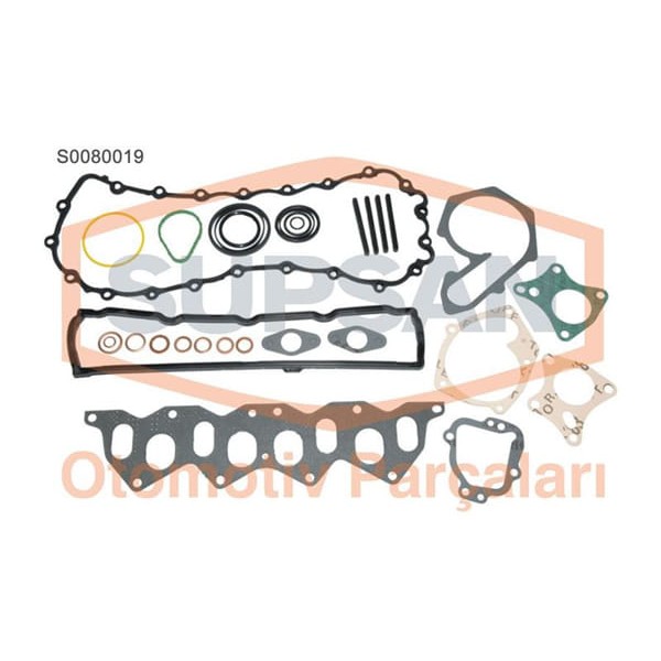 SUPSAN S0080019 Motor Takım Conta R19 Dizel CLIO Express Kangoo Megane Scenic 1.9D F8Q Yeni Model Ke