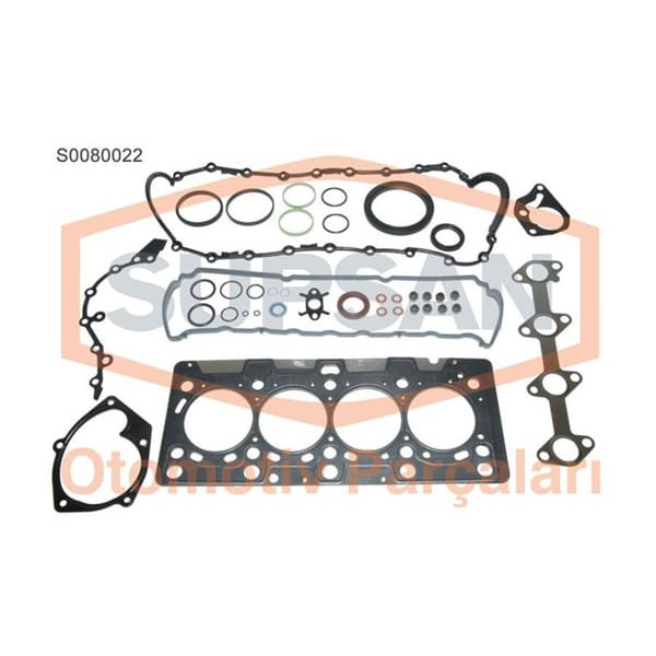 SUPSAN S0080022 Motor Takım Conta CLIO II III Kangoo Megane II Scenic II Modus Fluence 1.5 DCI Keçel