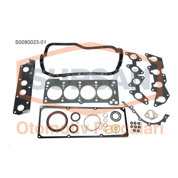 SUPSAN S0080023-1 Motor Takım Conta R19 CLIO II Kangoo 1.4 8V E7J Keçelı Silindir Kapaklı