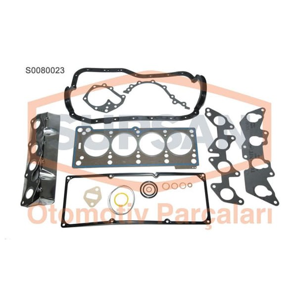 SUPSAN S0080023 Motor Takım Conta R19 CLIO II Kangoo 1.4 8V E7J Keçesiz Silindir Kapaklı