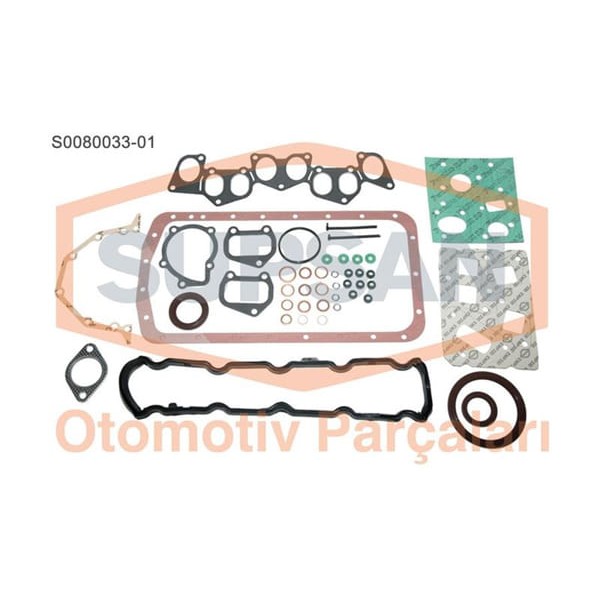 SUPSAN S0080033-1 Motor Takım Conta Scudo / Partner Boxer / Berlingo Jumper 1.9D Xud9 9A 1.8D Xud7 K