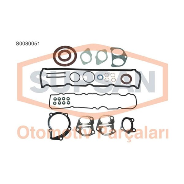 SUPSAN S0080051 Motor Takım Conta 407 Partner / Berlingo 1.9D Dw8 Skc Sız 