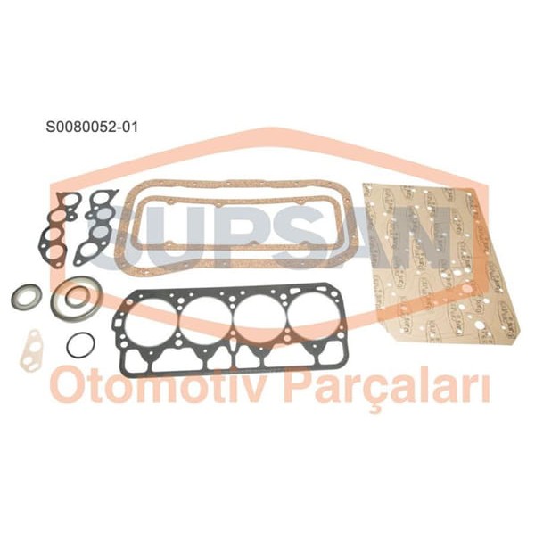 SUPSAN S0080052-1 Motor Takım Conta Murat 131 1600 1.6 Keçelı Silindir Kapaklı
