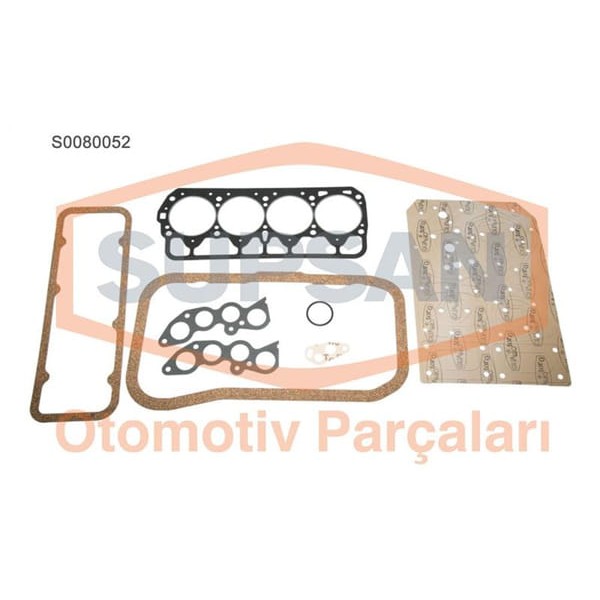SUPSAN S0080052 Motor Takım Conta Murat 131 1600 1.6 Keçesiz Silindir Kapaklı