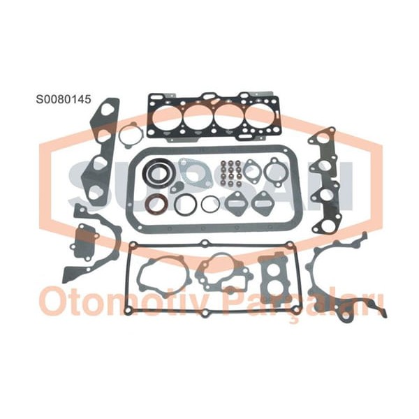 SUPSAN S0080145 Motor Takım Conta İ10 1.1 12V Eng. G4Hg G4He Tam Keçelı Subap Lastıklı Skclı