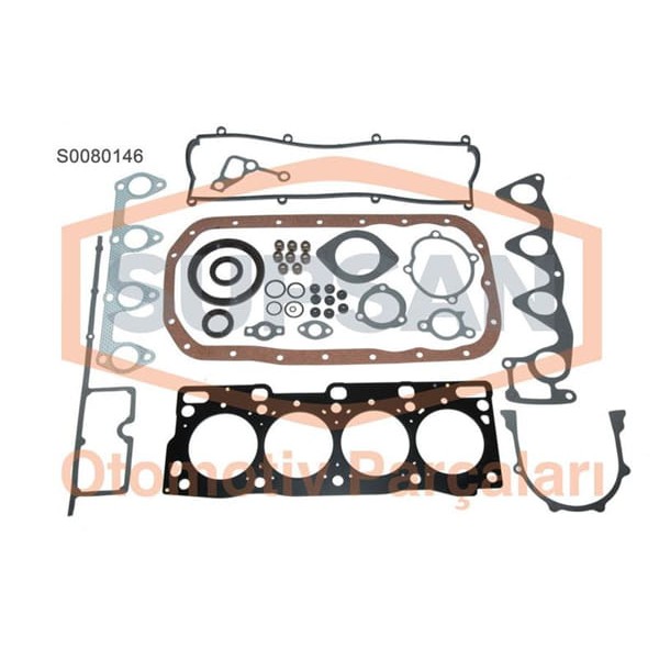 SUPSAN S0080146 Motor Takım Conta Sportage / Mazda 626 2.0 2.0D Rf Rf-N Tam Keçelı Subap Lastıklı Sk