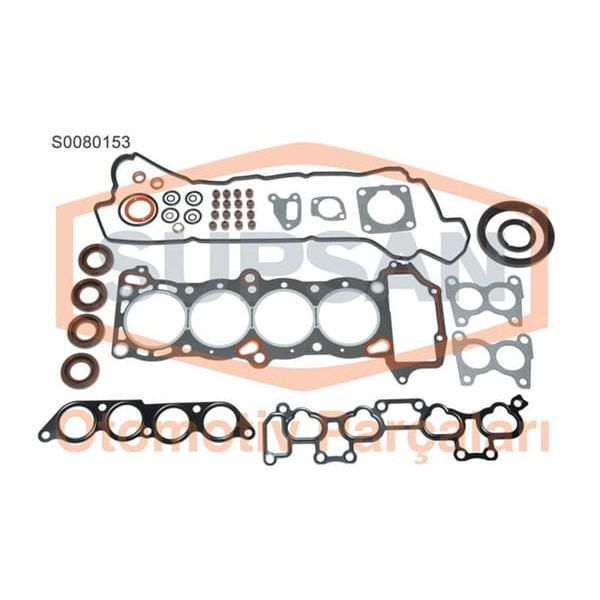 SUPSAN S0080153 Motor Takım Conta Primera P11 96-01 1.6 16V Eng. Ga16Ds Yenı Motor Tam Keçelı Subap