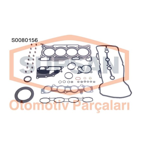 SUPSAN S0080156 Motor Takım Conta Qashqai 1.6 16V Eng. Hr16 Tam Keçelı Subap Lastıklı Skclı