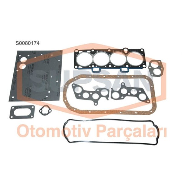 SUPSAN S0080174 Motor Takım Conta Samara Silindir Kapaklı Keçesiz