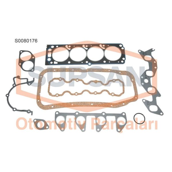 SUPSAN S0080176 Motor Takım Conta Astra F 91-98 Vectra A 95- 1.8 2.0 Keçesiz Skclı