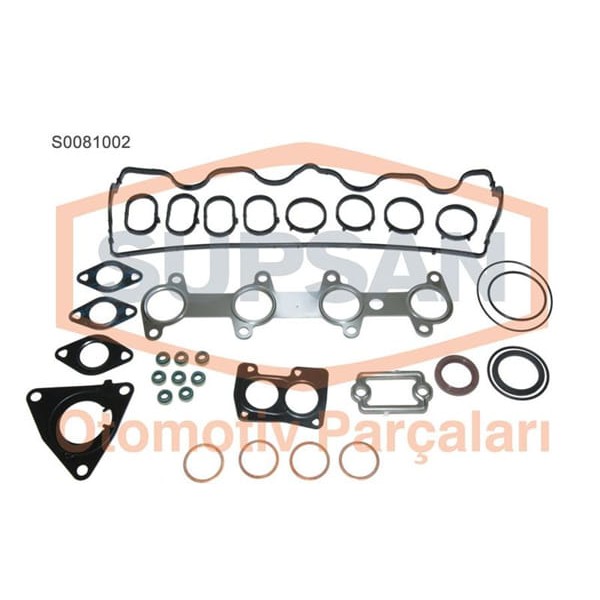 SUPSAN S0081002 Motor Takım Conta Üst Palio Doblo Punto 1.9D Keçelı Skc Sız 