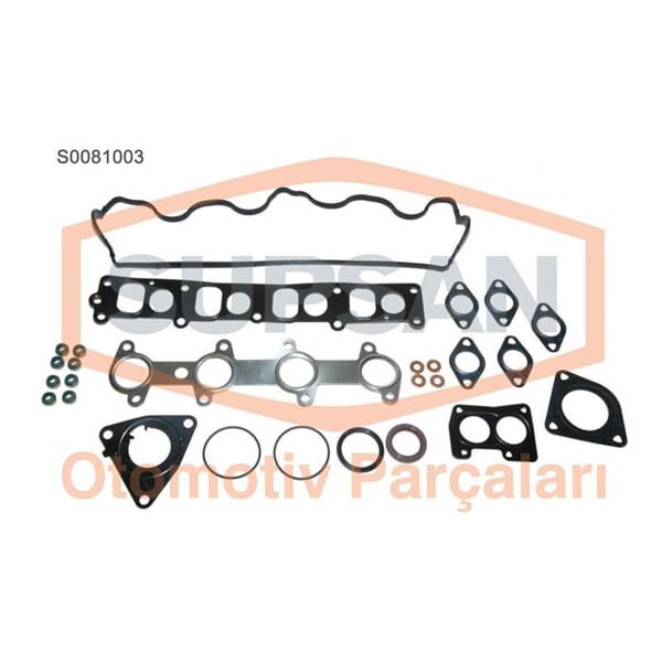 SUPSAN S0081003 Motor Takım Conta Üst Doblo Marea Brava Bravo Idea Stilo Punto 1.9 Jtd Keçelı Skc Sı