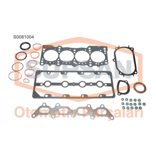 SUPSAN S0081004 Motor Takım Conta Üst Palio Albea Linea Doblo Fiorino Punto Grande Punto 07-10 1.2 1
