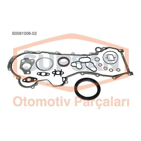 SUPSAN S0081006-2 Motor Takım Conta Alt Subap Lastıklı Skc' Sız Doblo Palio Albea Punto 1.3 Multıjet