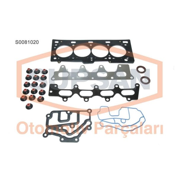 SUPSAN S0081020 Motor Takım Conta Üst CLIO II III Megane I II Megane III 04- Laguna I II Scenic II I
