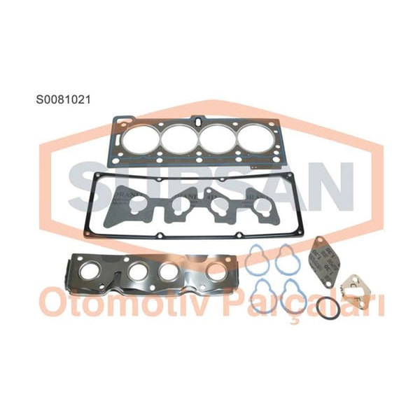 SUPSAN S0081021 Motor Takım Conta Üst R19 CLIO II Symbol Megane I Scenic 1.6 8V K7M 1.4 Keçesiz Skc