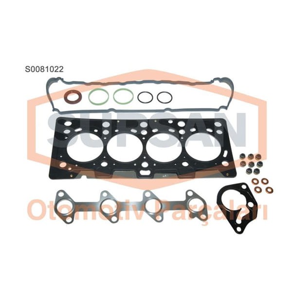 SUPSAN S0081022 Motor Takım Conta Üst CLIO II III Kangoo Megane II Scenic II Modus Fluence 1.5 DCI K