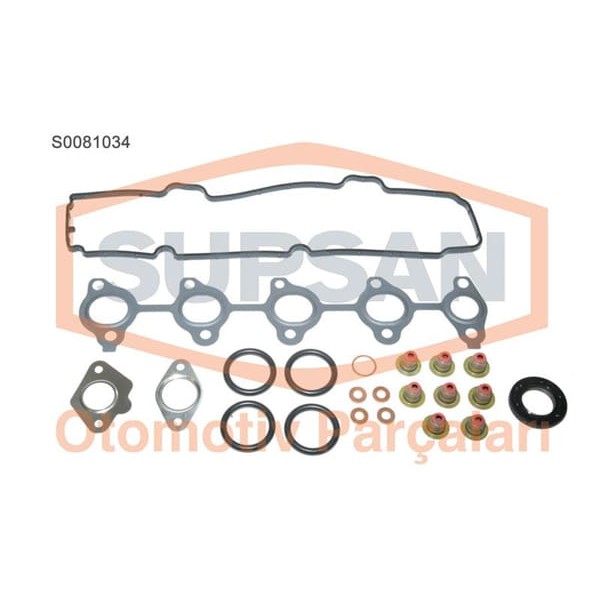 SUPSAN S0081034 Motor Takım Conta Üst 106 107 206 207 307 Bipper Partner / C1 C2 C3 Nemo / Fiesta Fu