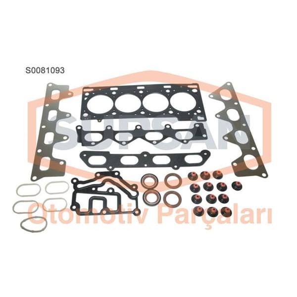 SUPSAN S0081093 Motor Takım Conta Üst Megane I Laguna I II Scenic I Trafic 2.0 16V F4R Eng. Keçelı S