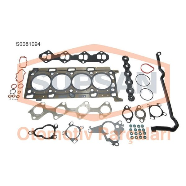 SUPSAN S0081094 Motor Takım Conta Üst Laguna II III Koleos 2.0 DCI M9R 16V Eng. Subap Lastıklı Skclı