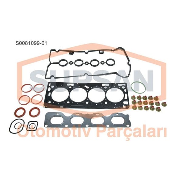 SUPSAN S0081099-1 Conta Üst Takım Opel Astra H 1.8 16V Twinport / Insignia 1.8 Lpg Eng. A18Xer-Z18Xe