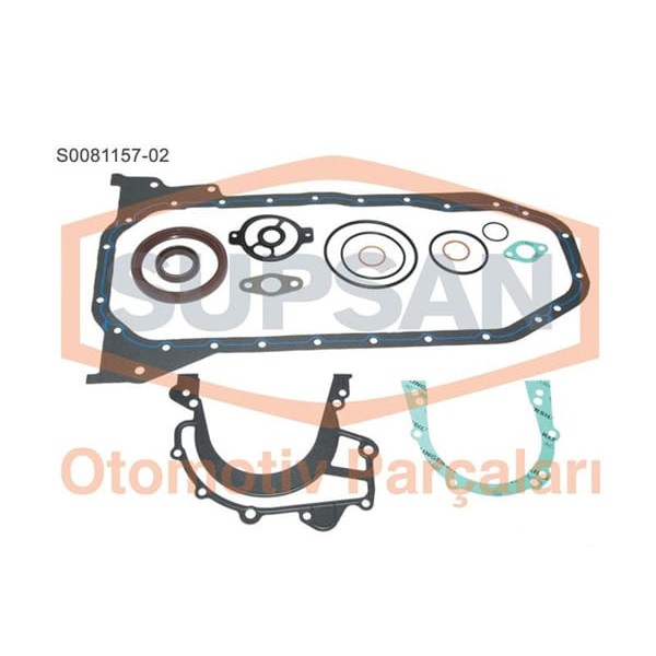 SUPSAN S0081157-2 Motor Takım Conta Alt Transporter T4 Lt35 2.4D Aab Keçelı Silindir Kapaklı 5 Silin 