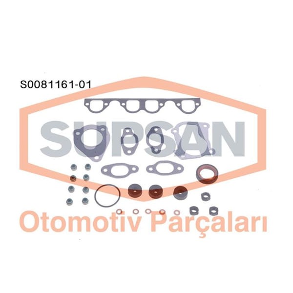 SUPSAN S0081161-1 Motor Takım Conta Üst Golf IV Bora / A3 / Toledo 1.9 TDI Agr Ahf Alh Keçelı