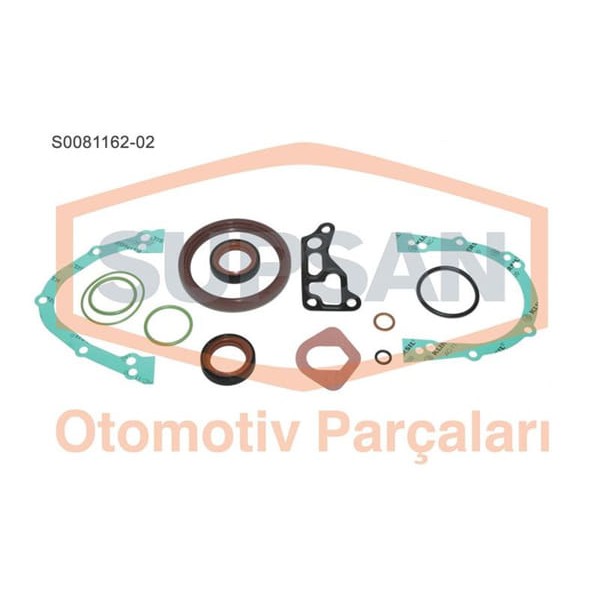SUPSAN S0081162-2 Motor Takım Conta Alt Keçeli Silindir Kapak Contalı Transporter T4 1.9D .1Xabl 7Mm