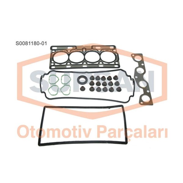 SUPSAN S0081180-1 Conta Üst Takım Renault Twingo. Clio 1.2 16V Eng. D4F