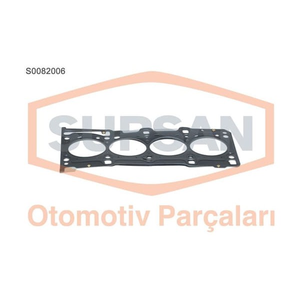 SUPSAN S0082006 Silindir Kapak Contası Delıksız Palio Albea Doblo Idea Punto / Astra Corsa 1.3 Jtd 1