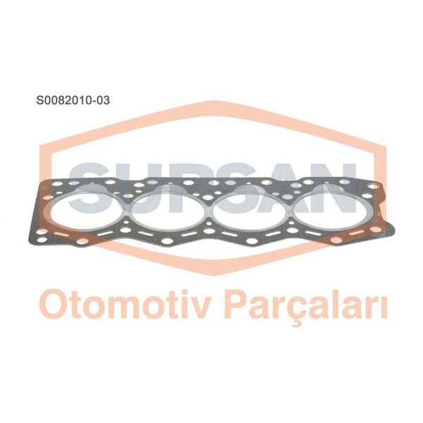 SUPSAN S0082010-3 Silindir Kapak Contası 3 Delık Ducato / Daily / Boxer 2.8D Sofım 8140.63 Saçlı 