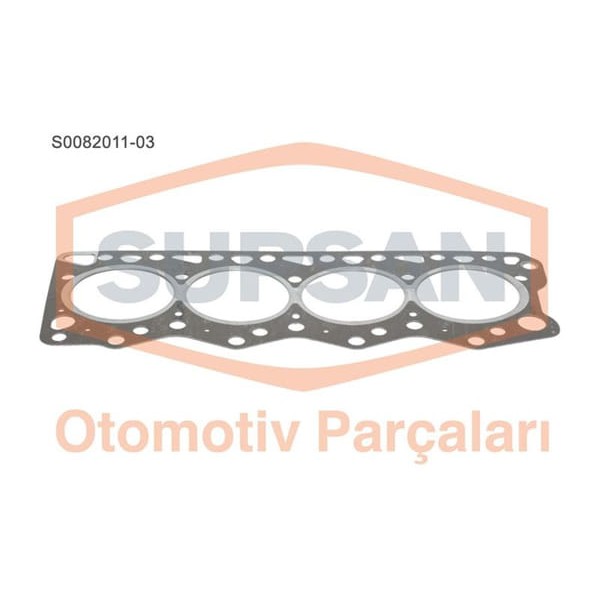 SUPSAN S0082011-3 Silindir Kapak Contası 3 Delık Ducato / Master / Boxer / Jumper / Movano 2.8 Td S9