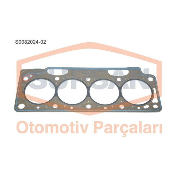 SUPSAN S0082024-2 Silindir Kapak Contası 2 Delık Kangoo Megane I Laguna Trafic 1.9 DCI F9Q Saçlı Klı