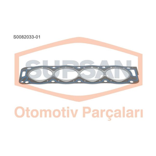 SUPSAN S0082033-1 Silindir Kapak Contası 1 Delık Partner 1.9D Xud9 1.8D Xud7 Saçlı KlınGrit 