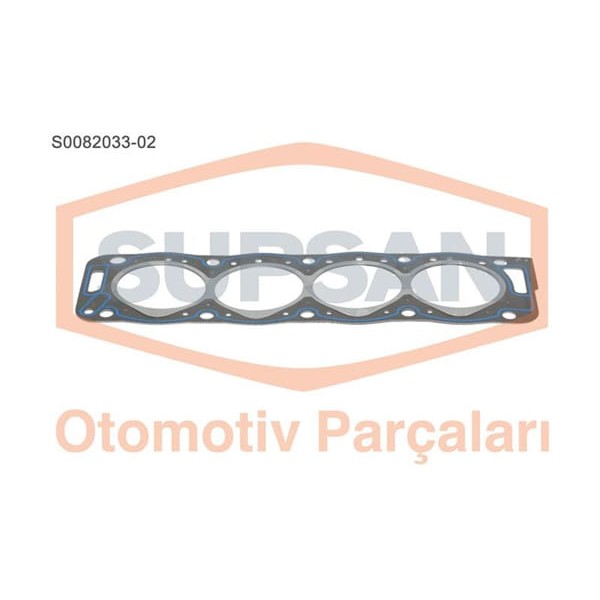 SUPSAN S0082033-2 Silindir Kapak Contası 2 Delık Partner 1.9D Xud9 1.8D Xud7 Saçlı KlınGrit 