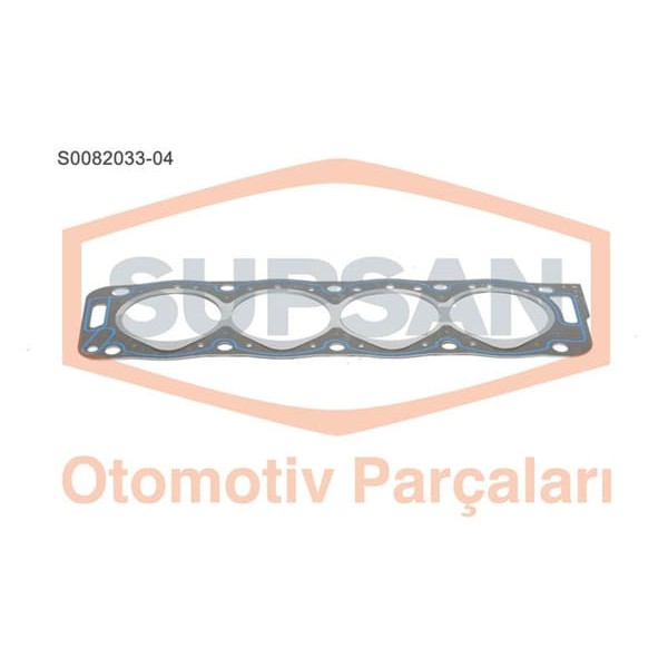 SUPSAN S0082033-4 Silindir Kapak Contası 4 Çentık Partner 1.9D Xud9 1.8D Xud7 Saçlı KlınGrit 