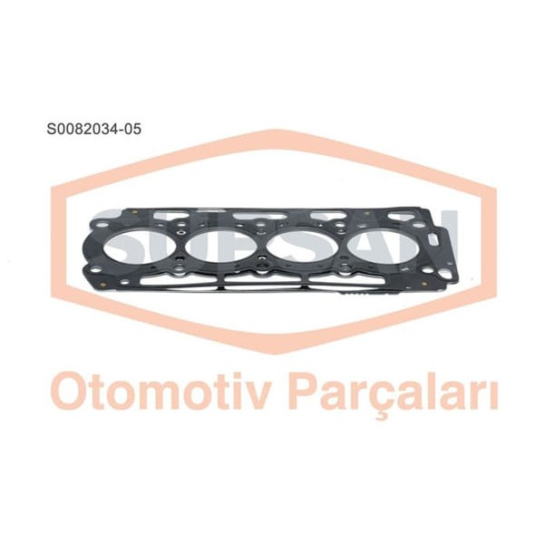 SUPSAN S0082034-5 Silindir Kapak Contası 5 Delık 206 207 307 Bipper / C1 C2 C3 Nemo / Fiesta Fusion 