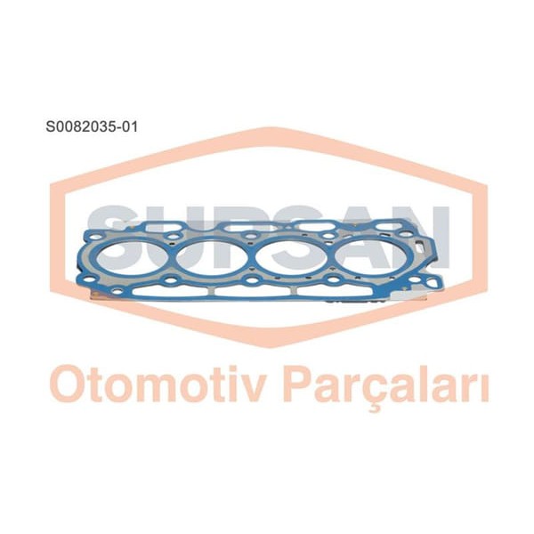 SUPSAN S0082035-1 Silindir Kapak Contası 2 Delık 307 308 407 Partner / C3 C4 C5 Berlingo / Cmax Fies