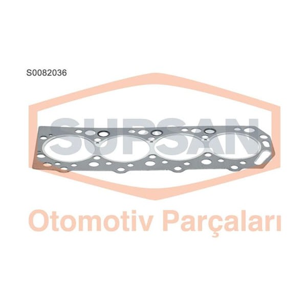 SUPSAN S0082036 Silindir Kapak Contası H100 94-08 / Bongo 04-11 / L300 90-11 2.5D Saçlı Grafıt 