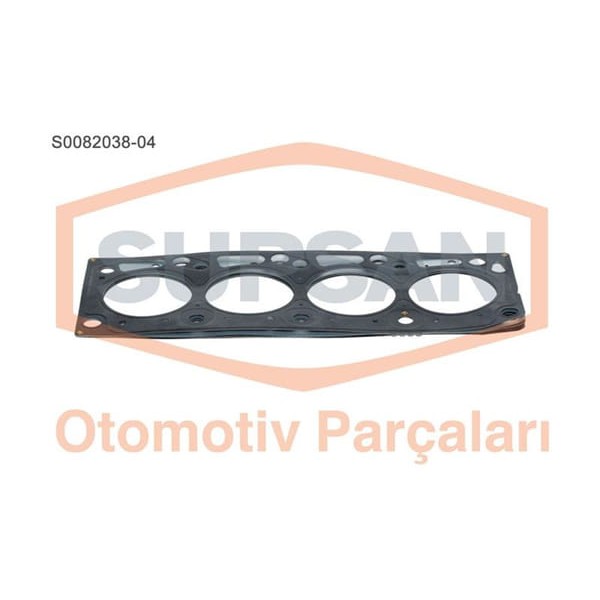 SUPSAN S0082038-4 Silindir Kapak Contası 4 Delık Cmax 07- Fiesta 00- Focus 98- Mondeo 07- Transit Co