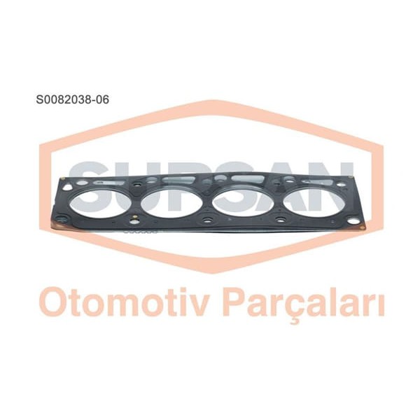 SUPSAN S0082038-6 Silindir Kapak Contası 6 Delık Cmax 07- Fiesta 00- Focus 98- Mondeo 07- Transit Co 