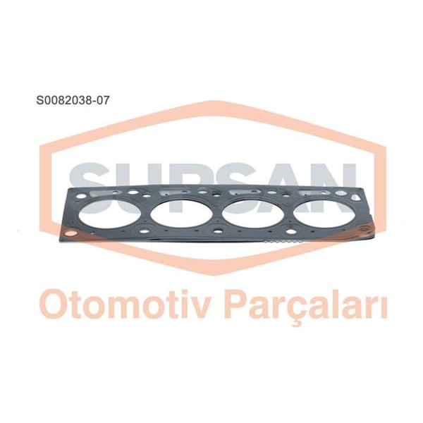 SUPSAN S0082038-7 Silindir Kapak Contası 7 Delık Cmax 07- Fiesta 00- Focus 98- Mondeo 07- Transit Co 
