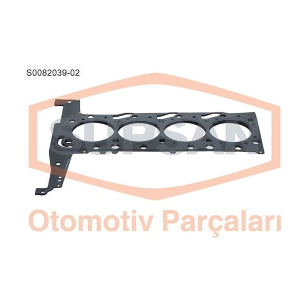 SUPSAN S0082039-2 Silindir Kapak Contası 2 Delık Transit V184 2.4L Puma Mls