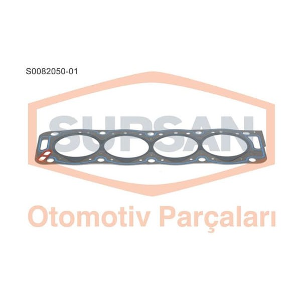 SUPSAN S0082050-1 Silindir Kapak Contası 1 Delık Partner 1.9D Xud9 1.8D Xud7 Saçlı KlınGrit 