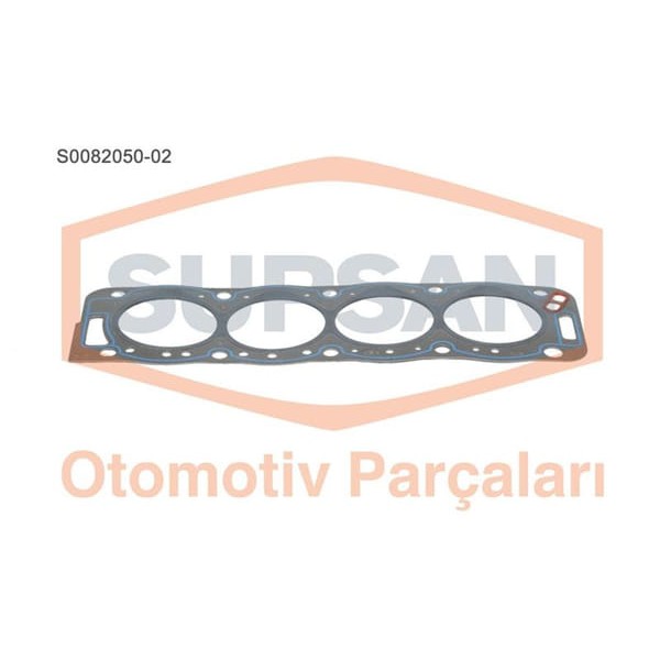 SUPSAN S0082050-2 Silindir Kapak Contası 2 Delık Partner 1.9D Xud9 1.8D Xud7 Saçlı KlınGrit 